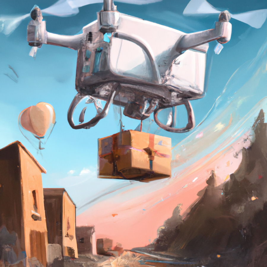 innovations in last-mile delivery, drone